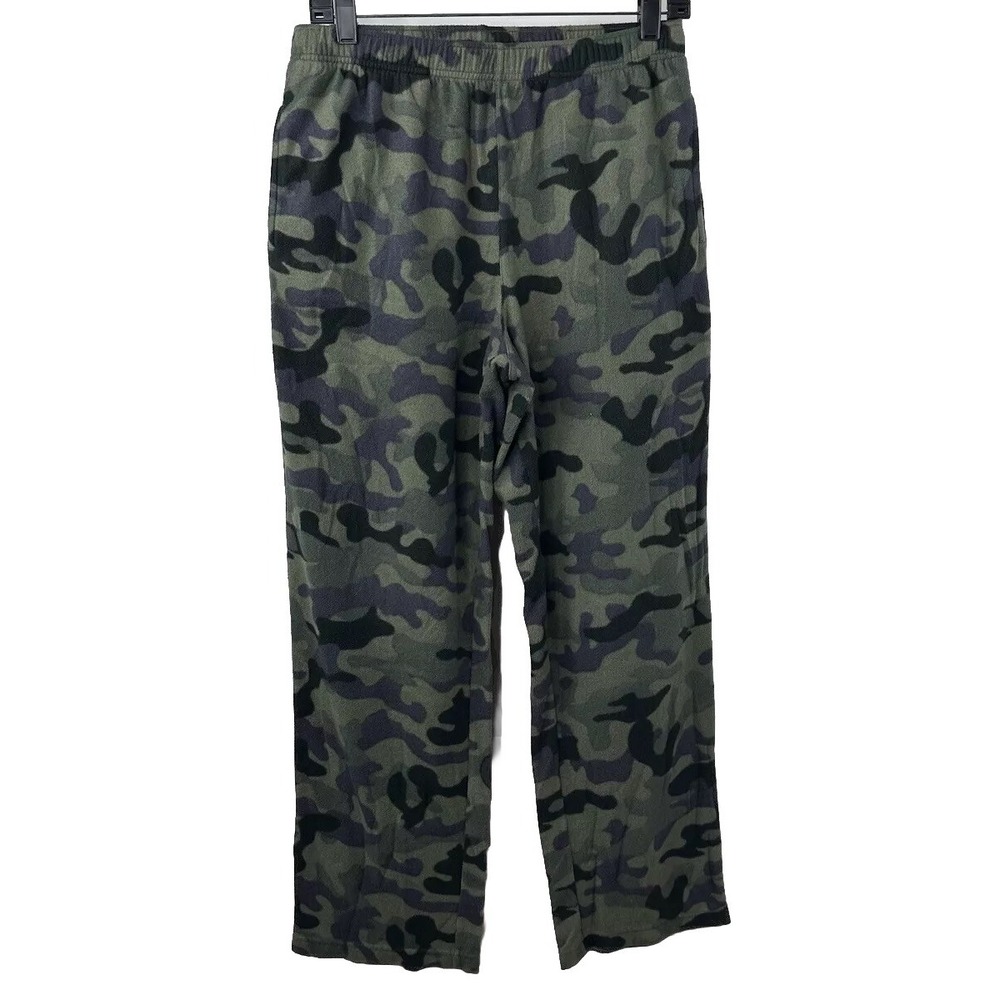 Urban Pipeline Camo Fleece Lounge PJ Pants Elastic Waist‎ Boys Youth XL Pockets